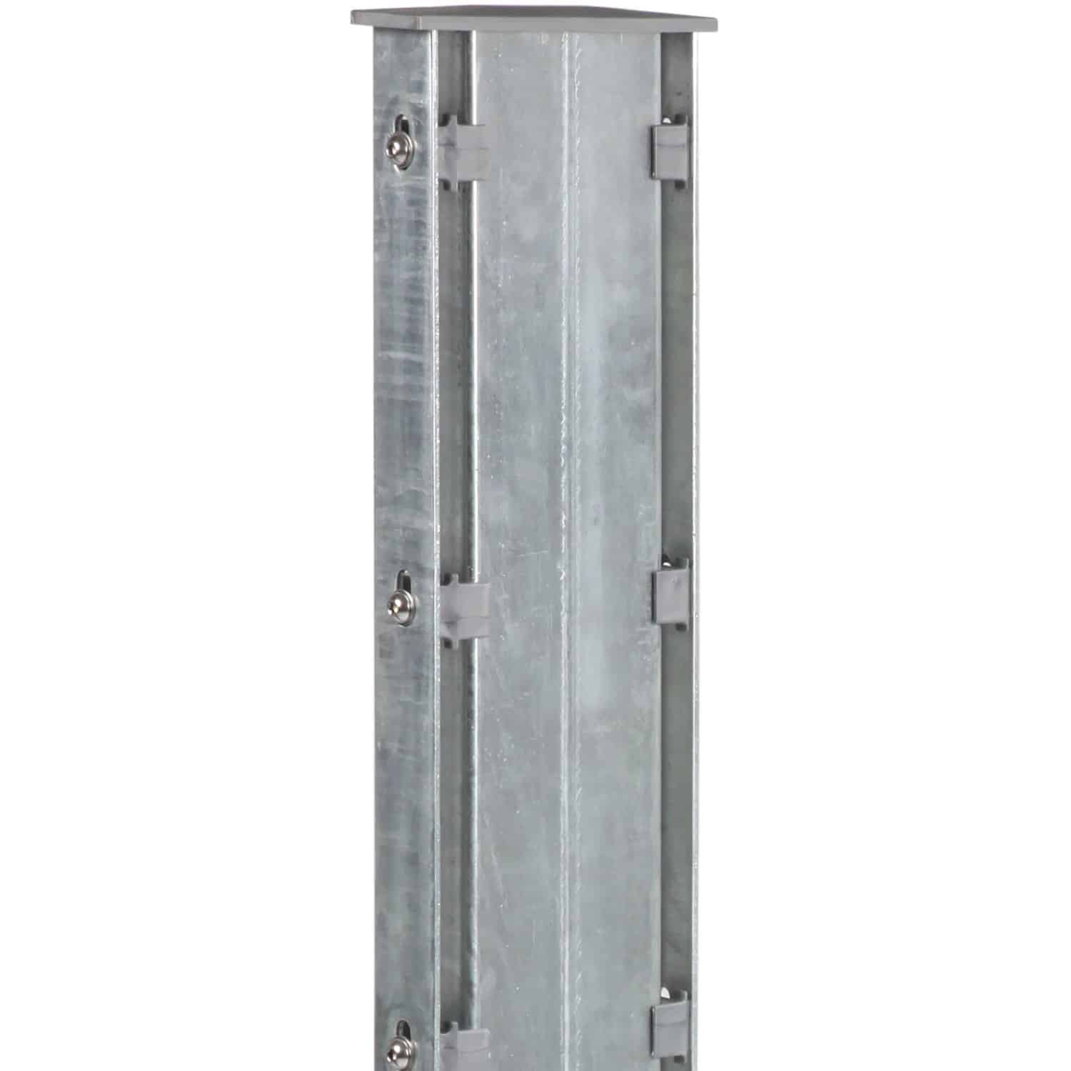 Floraworld Gabionenpfosten 120 mm x 40 mm Feuerverzinkt 160 cm