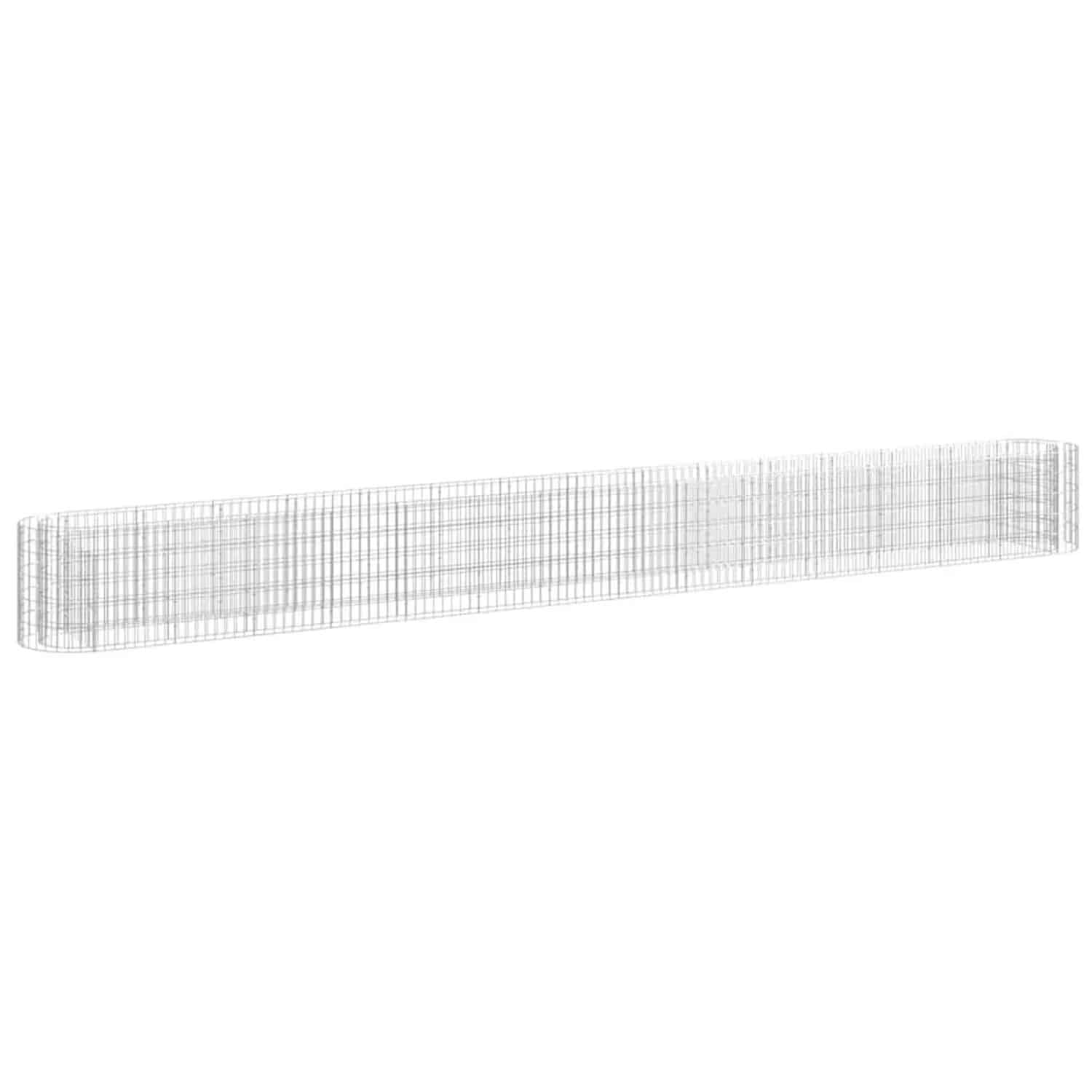 Furnicato Gabionen-hochbeet Verzinktes Eisen 540x50x50 Cm