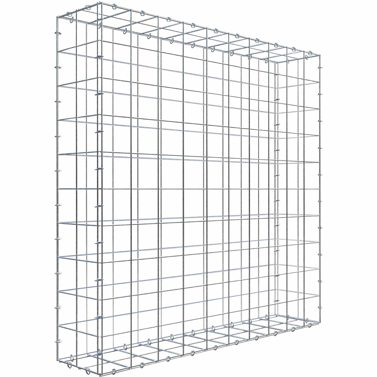 Gabiona C-Ring-Gabione 100 x 100 x 20 cm Maschenw 10 x 10 cm
