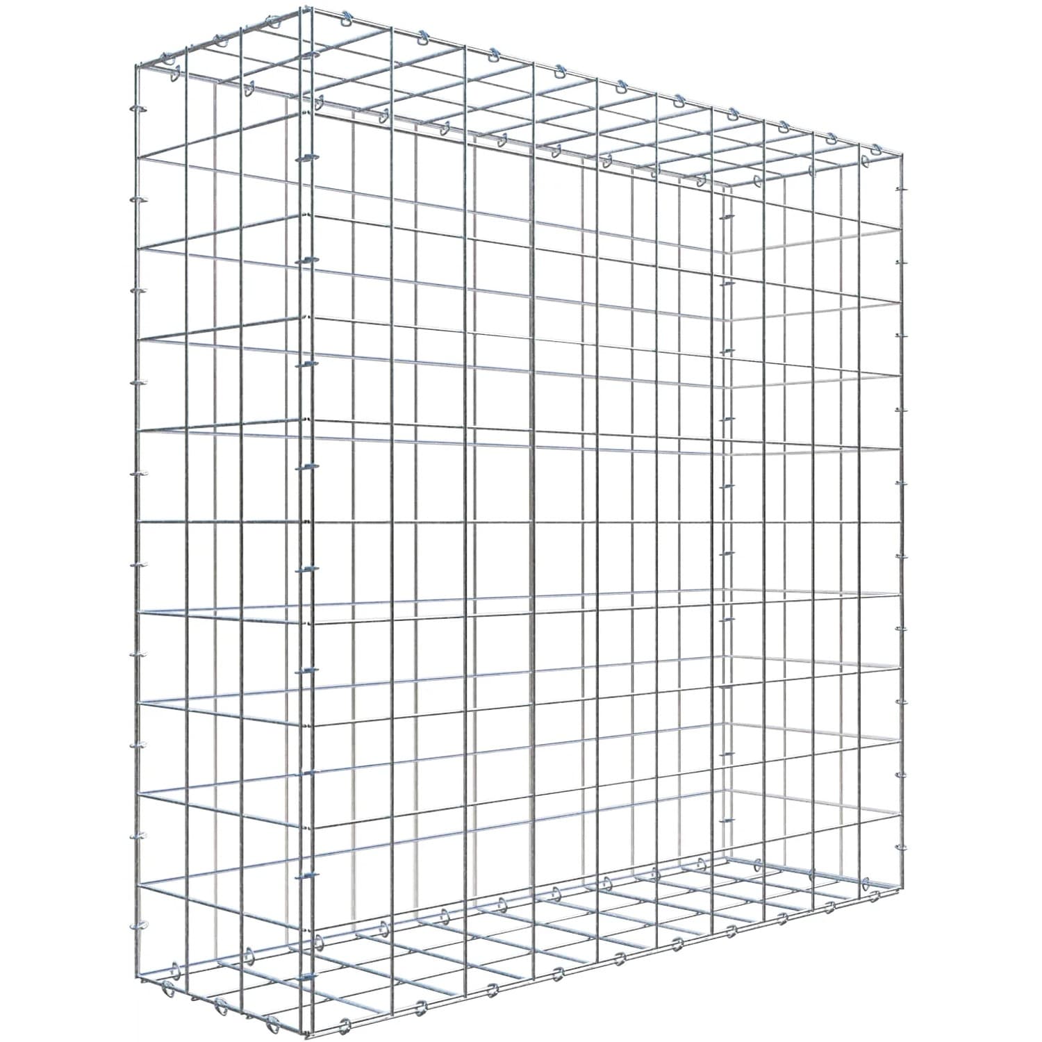 Gabiona C-Ring-Gabione 100 x 100 x 30 cm Maschenw 10 x 10 cm