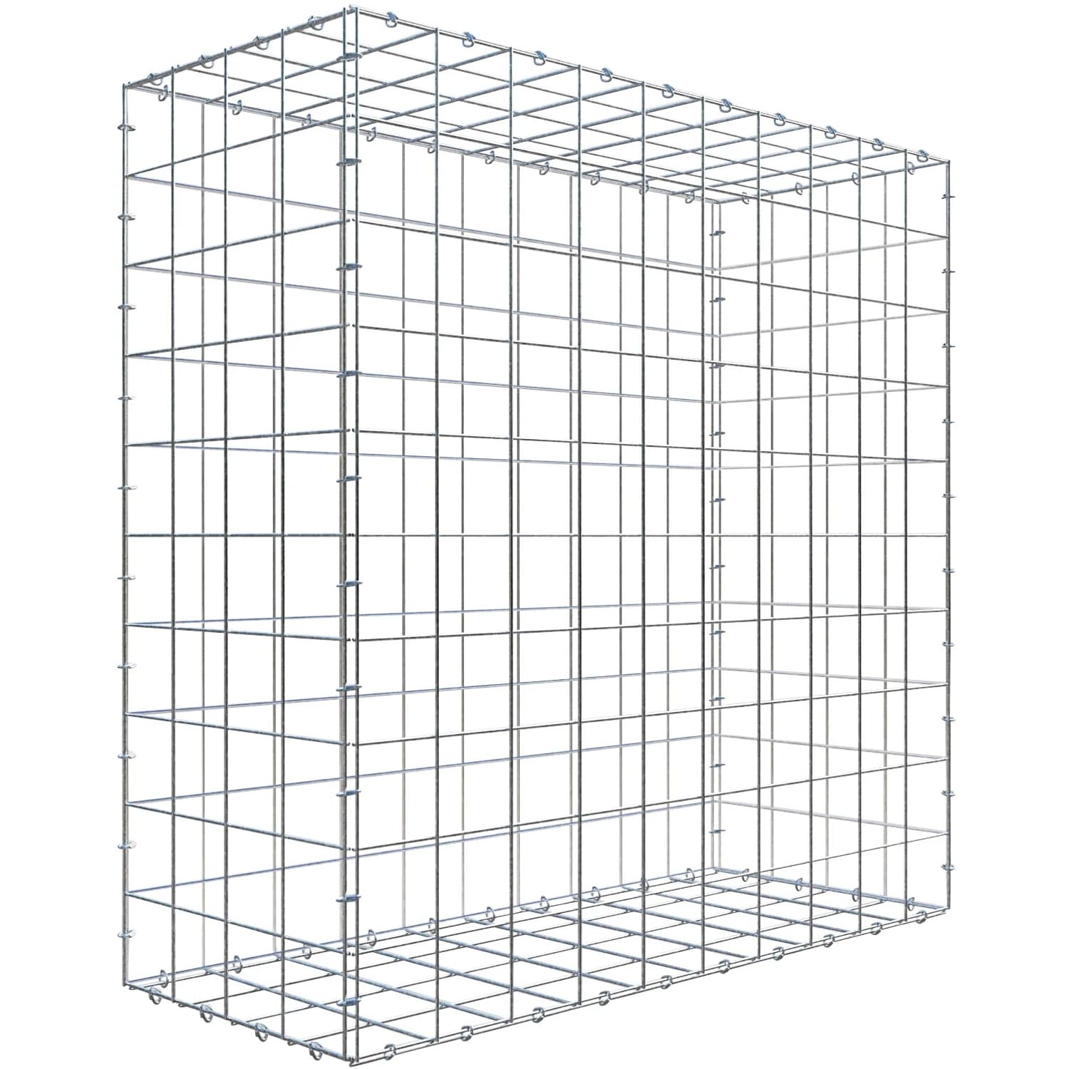 Gabiona C-Ring-Gabione 100 x 100 x 40 cm Maschenw 10 x 10 cm