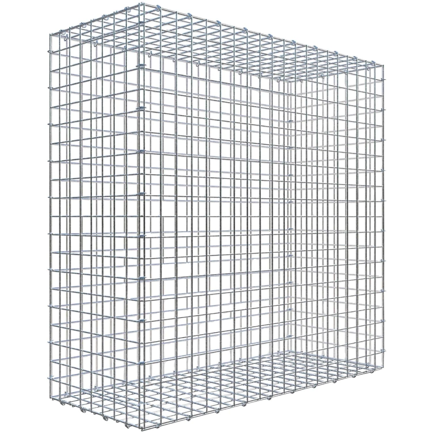 Gabiona C-Ring-Gabione 100 x 100 x 40 cm Maschenw 5 x 5 cm