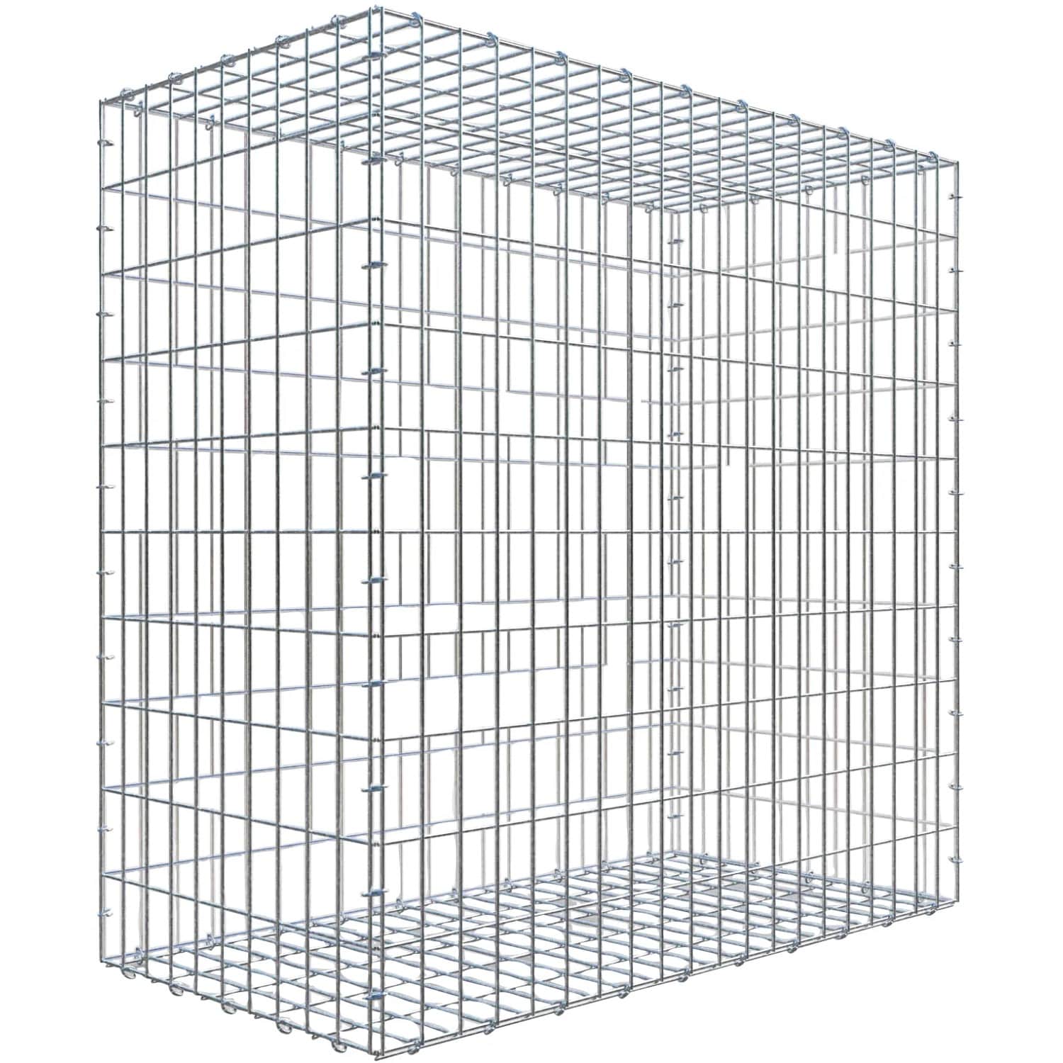 Gabiona C-Ring-Gabione 100 x 100 x 50 cm Maschenw 5 x 10 cm