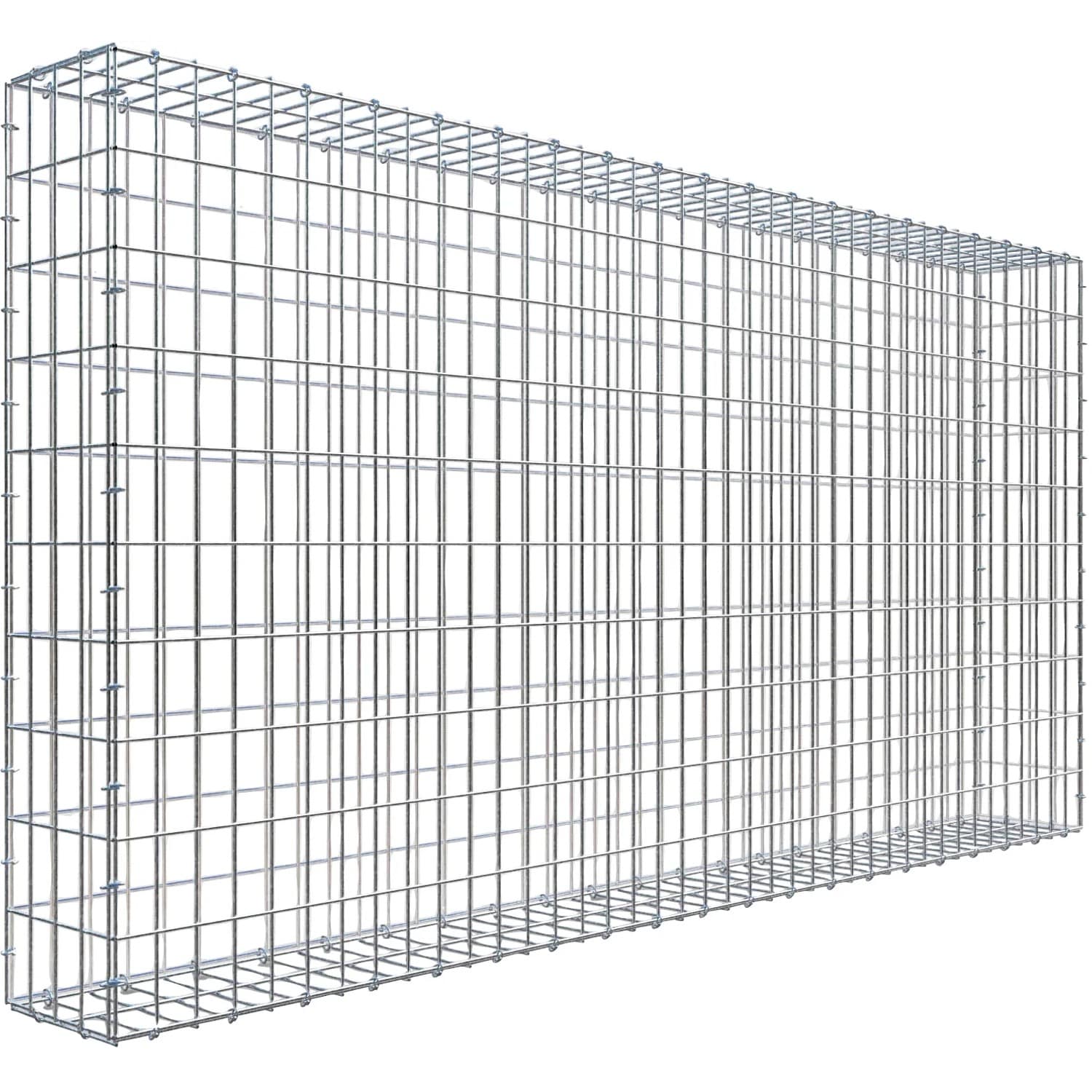 Gabiona C-Ring-Gabione 100 x 200 x 20 cm Maschenw 5 x 10 cm