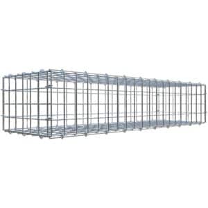 Gabiona C-Ring-Gabione 20 x 100 x 30 cm Maschenw 5 x 5 cm