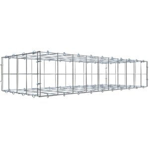 Gabiona C-Ring-Gabione 20 x 100 x 40 cm Maschenw 10 x 10 cm
