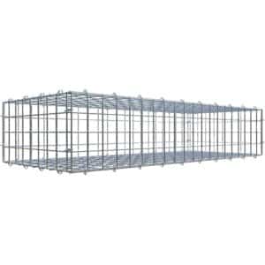 Gabiona C-Ring-Gabione 20 x 100 x 40 cm Maschenw 5 x 5 cm