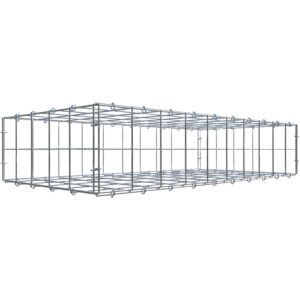 Gabiona C-Ring-Gabione 20 x 100 x 50 cm Maschenw 10 x 10 cm