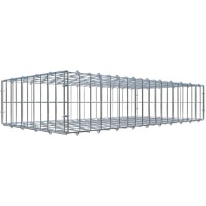Gabiona C-Ring-Gabione 20 x 100 x 50 cm Maschenw 5 x 10 cm
