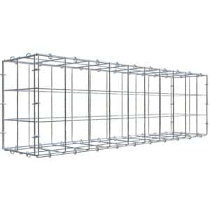 Gabiona C-Ring-Gabione 30 x 100 x 20 cm Maschenw 10 x 10 cm