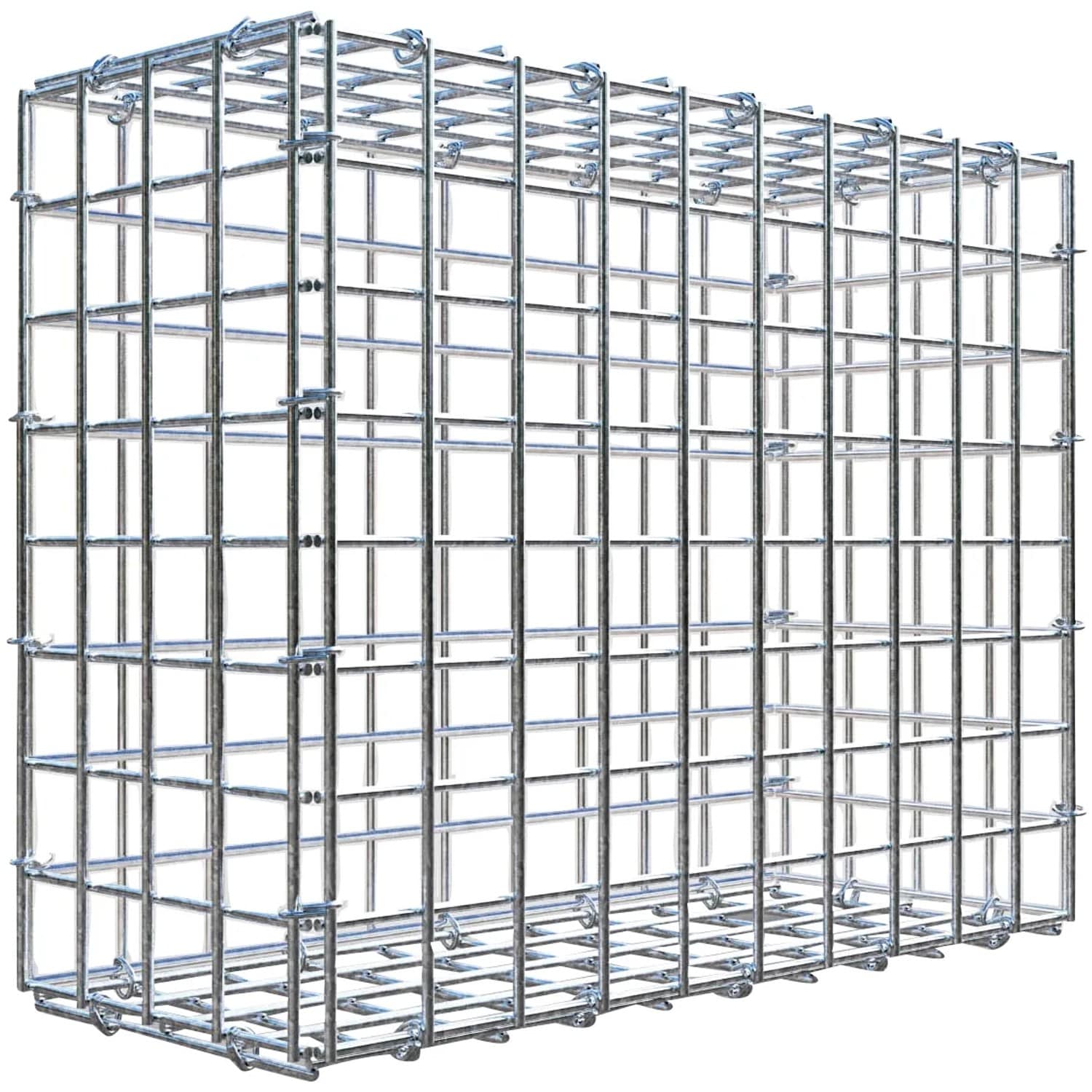 Gabiona C-Ring-Gabione 40 x 50 x 20 cm Maschenw 5 x 5 cm