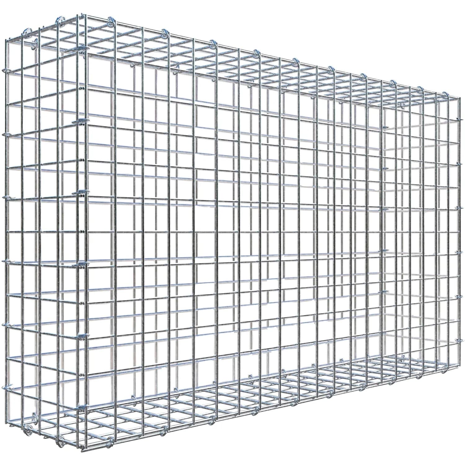 Gabiona C-Ring-Gabione 60 x 100 x 20 cm Maschenw 5 x 5 cm