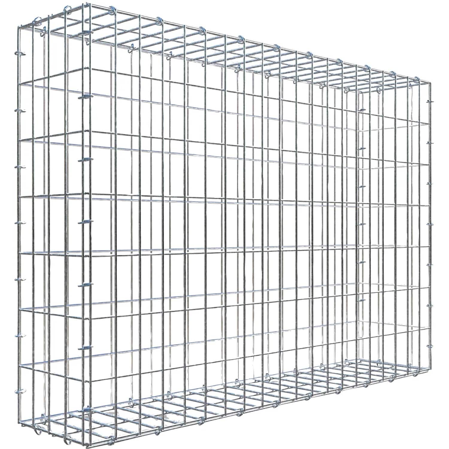 Gabiona C-Ring-Gabione 70 x 100 x 20 cm Maschenw 5 x 10 cm