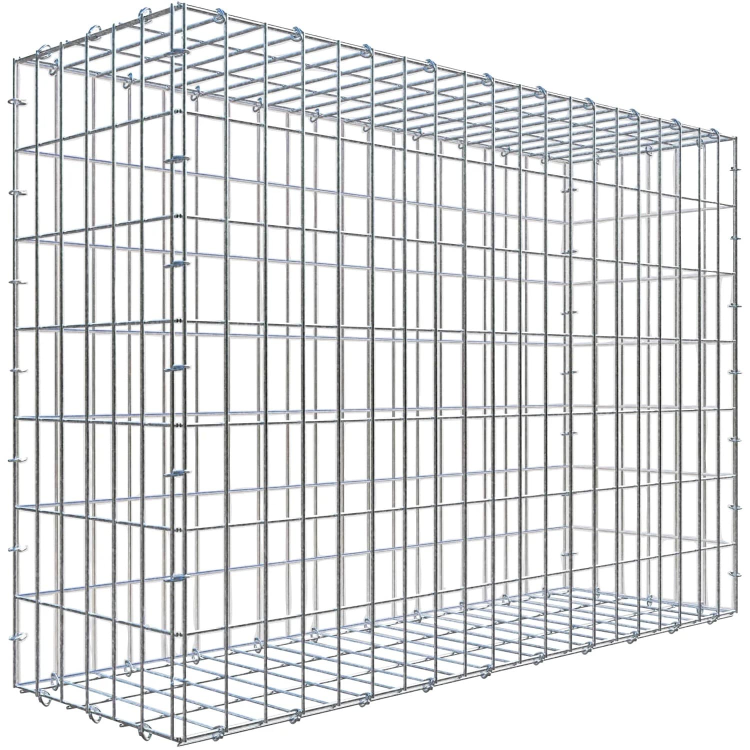 Gabiona C-Ring-Gabione 70 x 100 x 30 cm Maschenw 5 x 10 cm