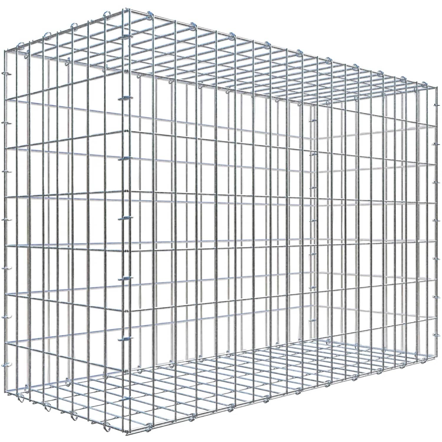 Gabiona C-Ring-Gabione 70 x 100 x 40 cm Maschenw 5 x 10 cm