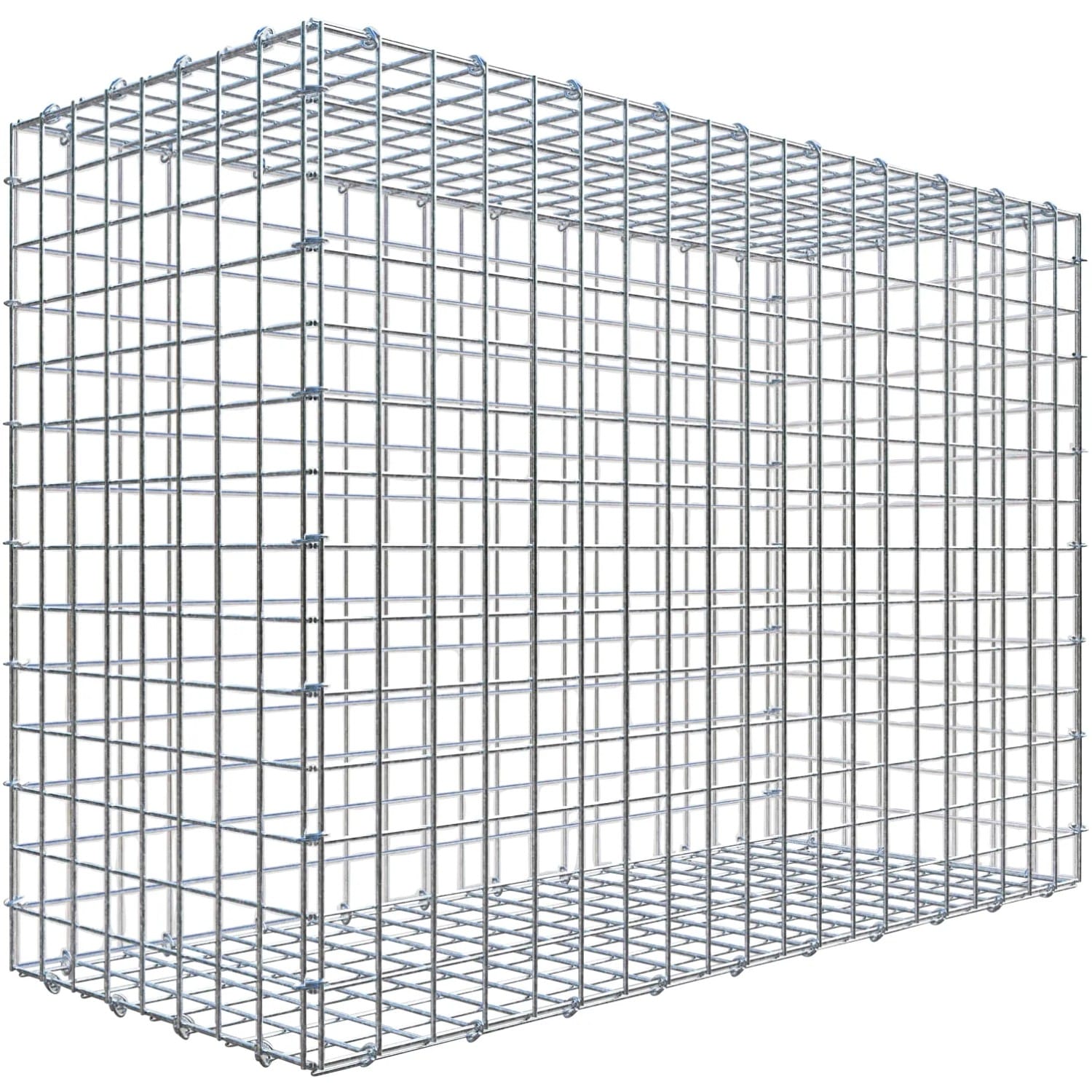 Gabiona C-Ring-Gabione 70 x 100 x 40 cm Maschenw 5 x 5 cm