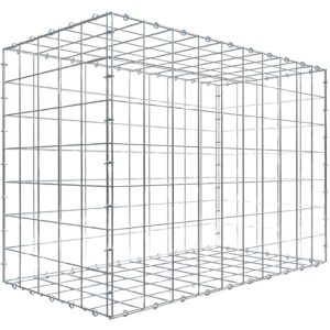 Gabiona C-Ring-Gabione 70 x 100 x 50 cm Maschenw 10 x 10 cm