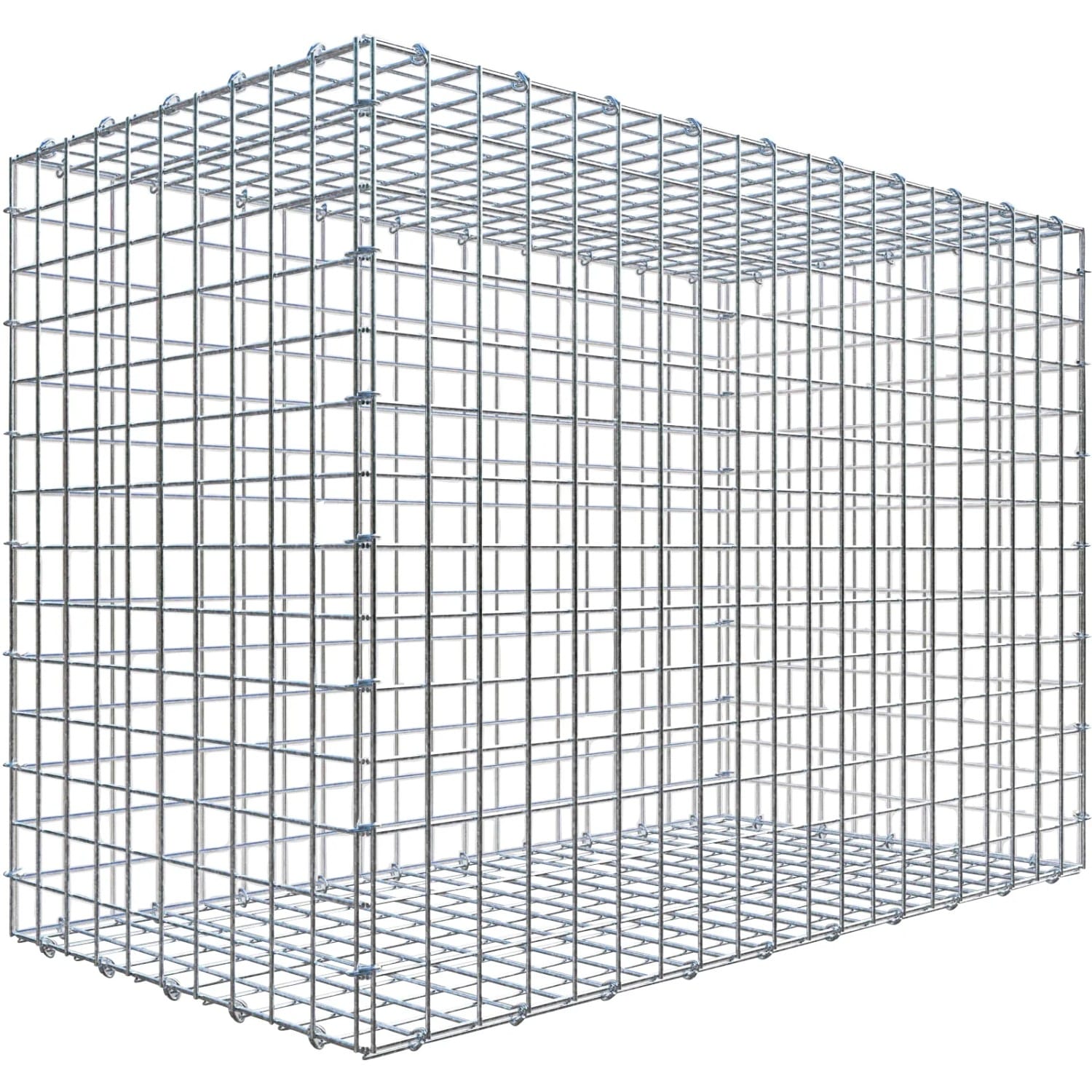 Gabiona C-Ring-Gabione 70 x 100 x 50 cm Maschenw 5 x 5 cm