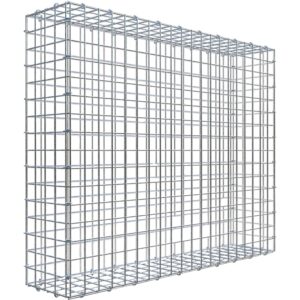 Gabiona C-Ring-Gabione 80 x 100 x 20 cm Maschenw 5 x 5 cm