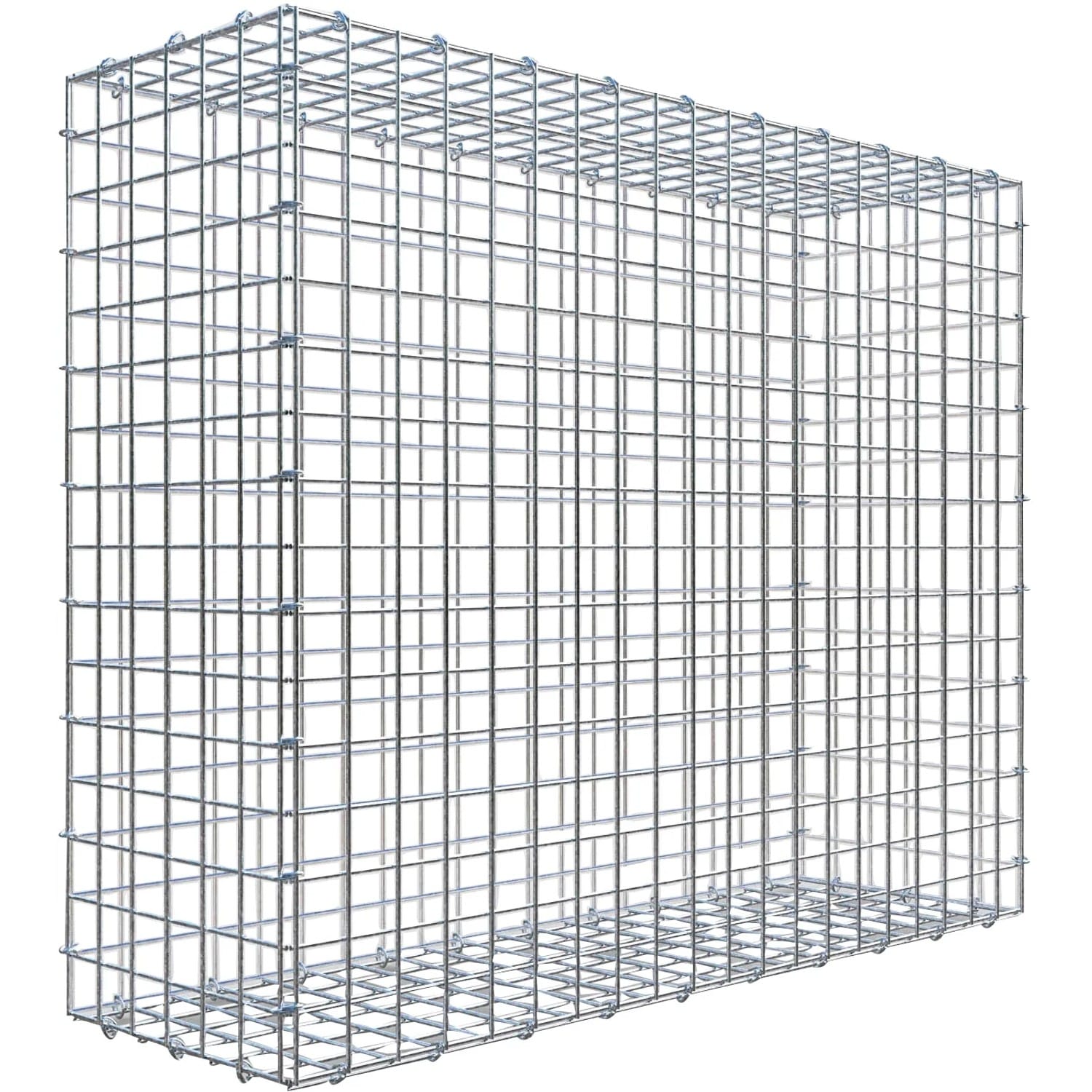 Gabiona C-Ring-Gabione 80 x 100 x 30 cm Maschenw 5 x 5 cm
