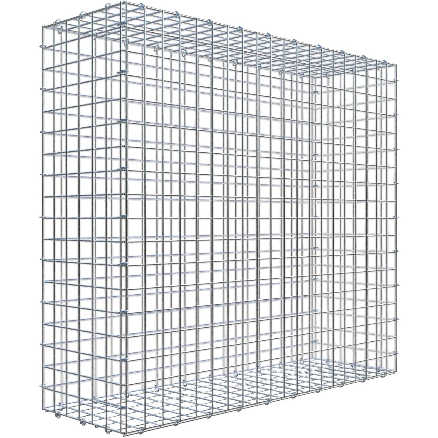 Gabiona C-Ring-Gabione 90 x 100 x 30 cm Maschenw 5 x 5 cm