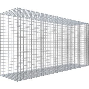 Gabiona C-Ring-Gabione-Anbaukorb Typ 2 100 x 200 x 50 cm Maschenw 5 x 5 cm
