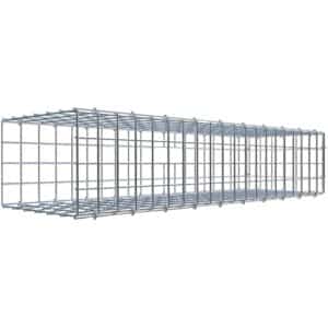 Gabiona C-Ring-Gabione-Anbaukorb Typ 2 20 x 100 x 30 cm Maschenw 5 x 5 cm