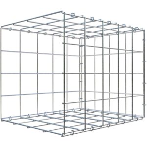 Gabiona C-Ring-Gabione-Anbaukorb Typ 2 40 x 50 x 40 cm Maschenw 10 x 10 cm