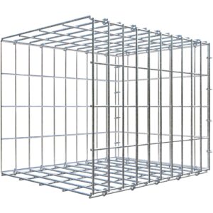 Gabiona C-Ring-Gabione-Anbaukorb Typ 2 40 x 50 x 40 cm Maschenw 5 x 10 cm