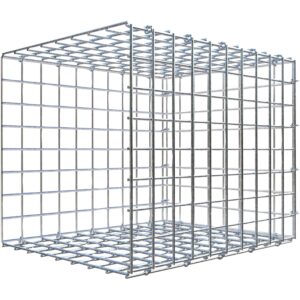 Gabiona C-Ring-Gabione-Anbaukorb Typ 2 40 x 50 x 40 cm Maschenw 5 x 5 cm