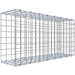 Gabiona C-Ring-Gabione-Anbaukorb Typ 2 40 x 80 x 20 cm Maschenw 5 x 5 cm