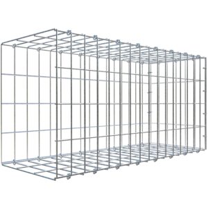 Gabiona C-Ring-Gabione-Anbaukorb Typ 2 40 x 80 x 30 cm Maschenw 5 x 10 cm