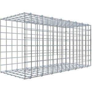Gabiona C-Ring-Gabione-Anbaukorb Typ 2 40 x 80 x 30 cm Maschenw 5 x 5 cm