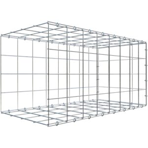 Gabiona C-Ring-Gabione-Anbaukorb Typ 2 40 x 80 x 40 cm Maschenw 10 x 10 cm
