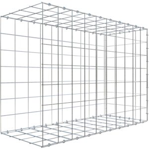 Gabiona C-Ring-Gabione-Anbaukorb Typ 2 70 x 100 x 40 cm Maschenw 10 x 10 cm