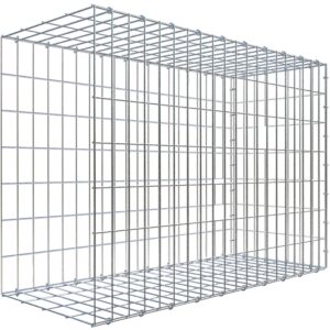 Gabiona C-Ring-Gabione-Anbaukorb Typ 2 70 x 100 x 40 cm Maschenw 5 x 10 cm