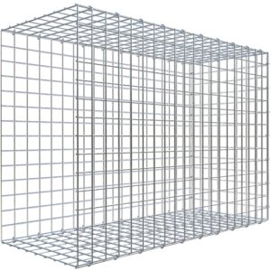 Gabiona C-Ring-Gabione-Anbaukorb Typ 2 70 x 100 x 40 cm Maschenw 5 x 5 cm