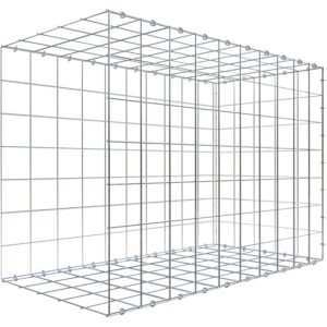 Gabiona C-Ring-Gabione-Anbaukorb Typ 2 70 x 100 x 50 cm Maschenw 10 x 10 cm