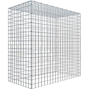Gabiona C-Ring-Gabione-Anbaukorb Typ 3 100 x 100 x 50 cm Maschenw 5 x 5 cm