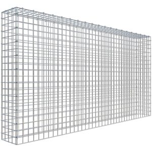 Gabiona C-Ring-Gabione-Anbaukorb Typ 3 100 x 200 x 20 cm Maschenw 5 x 5 cm