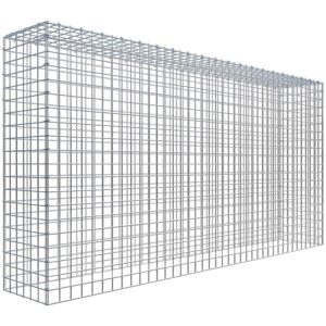 Gabiona C-Ring-Gabione-Anbaukorb Typ 3 100 x 200 x 30 cm Maschenw 5 x 5 cm