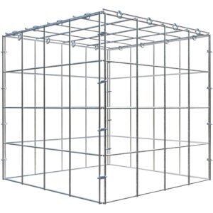 Gabiona C-Ring-Gabione-Anbaukorb Typ 3 40 x 40 x 40 cm Maschenw 10 x 10 cm