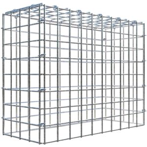 Gabiona C-Ring-Gabione-Anbaukorb Typ 3 40 x 50 x 20 cm Maschenw 5 x 5 cm