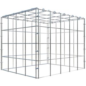 Gabiona C-Ring-Gabione-Anbaukorb Typ 3 40 x 50 x 40 cm Maschenw 10 x 10 cm