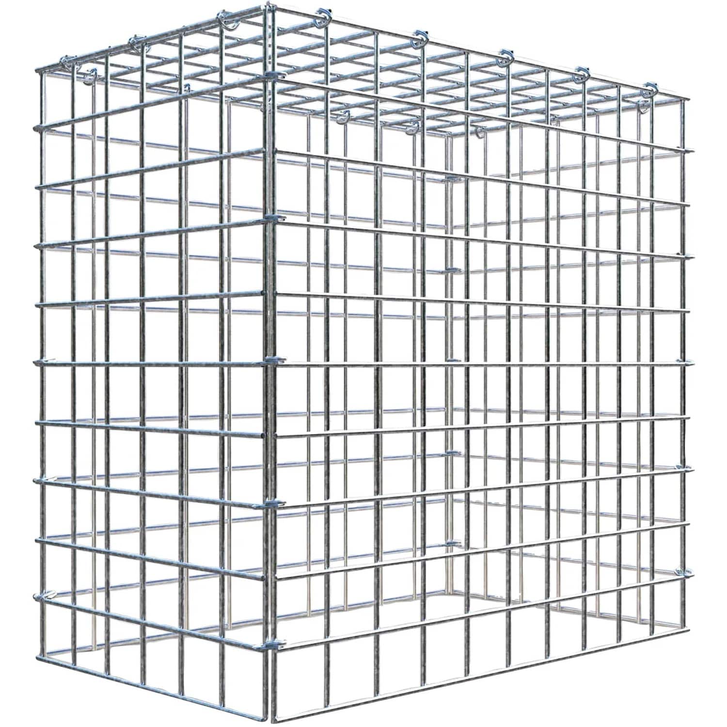 Gabiona C-Ring-Gabione-Anbaukorb Typ 3 50 x 50 x 30 cm Maschenw 5 x 5 cm