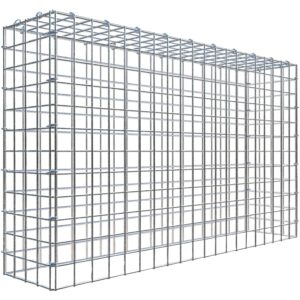 Gabiona C-Ring-Gabione-Anbaukorb Typ 3 60 x 100 x 20 cm Maschenw 5 x 5 cm