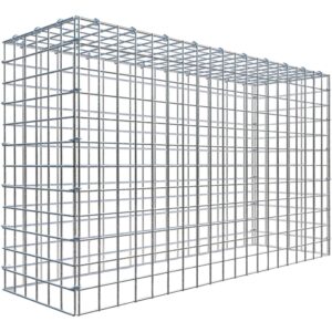 Gabiona C-Ring-Gabione-Anbaukorb Typ 3 60 x 100 x 30 cm Maschenw 5 x 5 cm