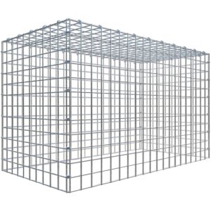 Gabiona C-Ring-Gabione-Anbaukorb Typ 3 60 x 100 x 50 cm Maschenw 5 x 5 cm