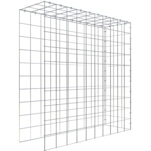 Gabiona C-Ring-Gabione-Anbaukorb Typ 4 100 x 100 x 30 cm Maschenw 10 x 10 cm