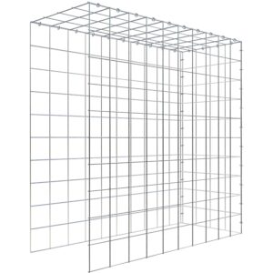 Gabiona C-Ring-Gabione-Anbaukorb Typ 4 100 x 100 x 40 cm Maschenw 10 x 10 cm
